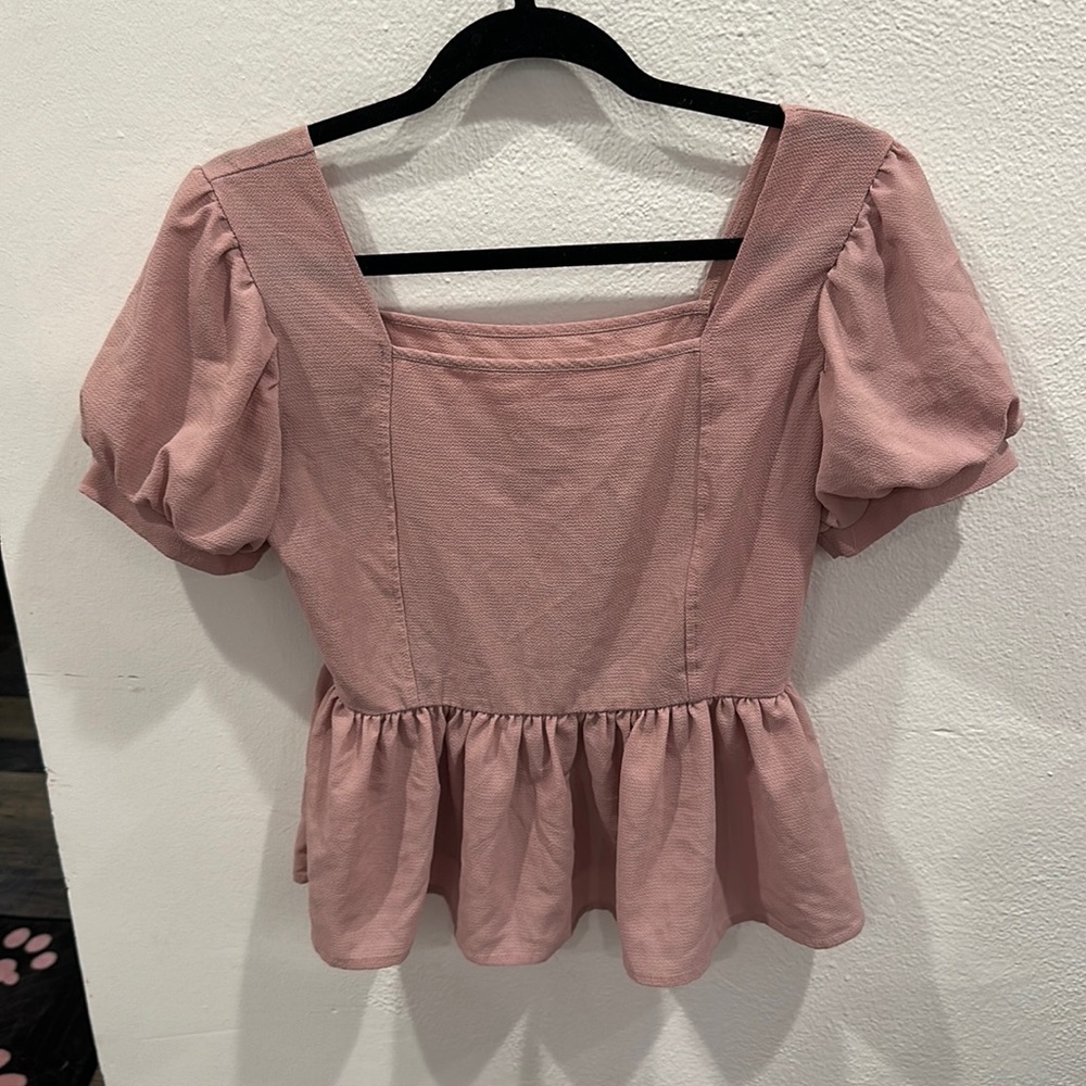 Formal pink top